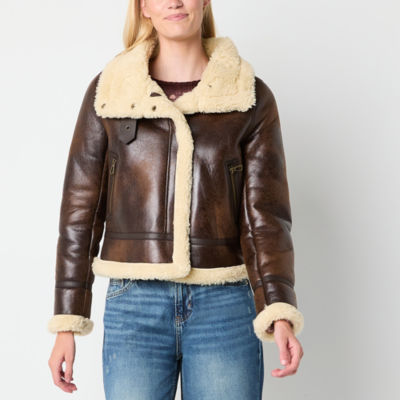 Arizona Leather Heavyweight Juniors Faux Fur Coat