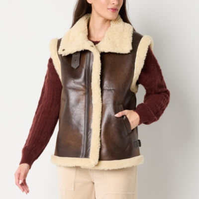 Arizona Faux Fur Vest Juniors