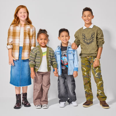 Firebird Little & Big Kid Boys Crew Neck Long Sleeve Sweatshirt