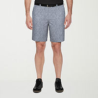 PGA TOUR 8 Inch Mens Stretch Fabric Golf Short, 34, Gray