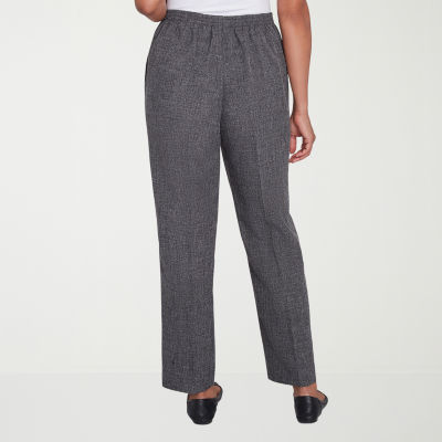 Alfred Dunner Worth Avenue Womens Straight Pull-On Pants