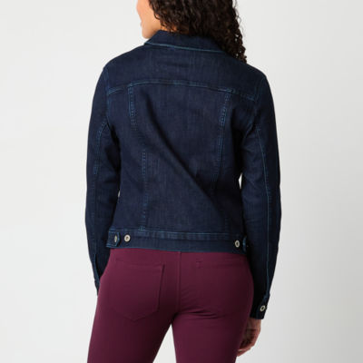 Liz Claiborne Midweight Denim Tall Jacket