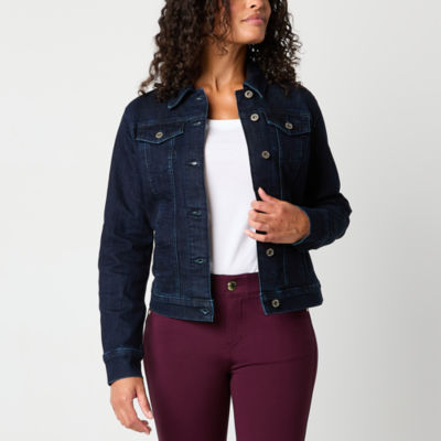 Liz Claiborne Midweight Denim Tall Jacket