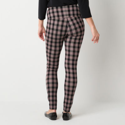 Liz Claiborne Tall Lori Ponte Womens Mid Rise Full Length Leggings 