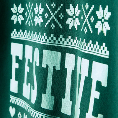 Carter's Holiday Little & Big Kid Girls Round Neck Fleece Long Sleeve Sweatshirt