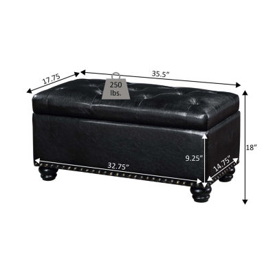 Designs4Comfort 7th Avenue Storage Ottoman