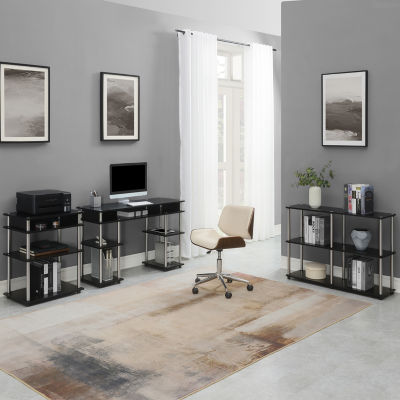 Designs2Go No Tools Console Table with Shelves