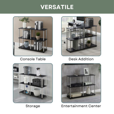 Designs2Go No Tools Console Table with Shelves