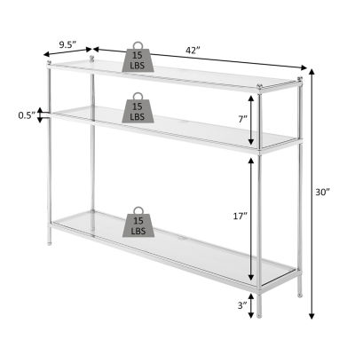 Convenience Concepts Metal Console Table
