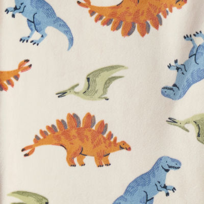 Carter's DreamPlush Velour-Velboa Little & Big Kid Boys Round Neck Long Sleeve 2-pc. Pajama Sets