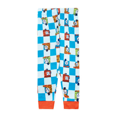 Toddler Boys Thomas and Friends Crew Neck Long Sleeve 4-pc. Pajama Set