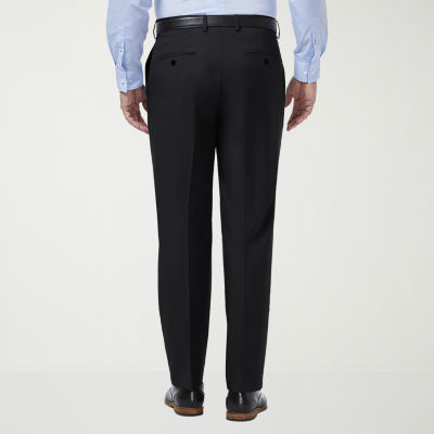 Haggar Premium Comfort Mens Classic Fit Dress Flat Front Pant