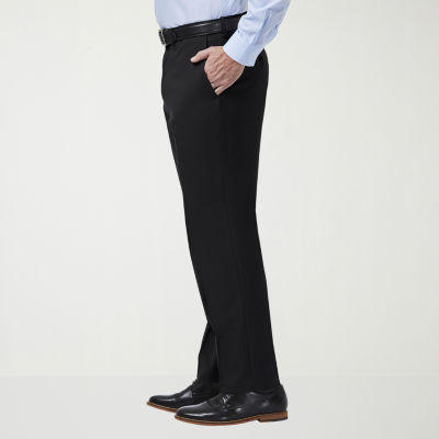 Haggar Premium Comfort Mens Classic Fit Dress Flat Front Pant