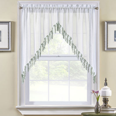 Bristol RodPocket Swag Valance PairJCPenney