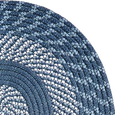 Better Trends Newport Braid Oval Runner Rug