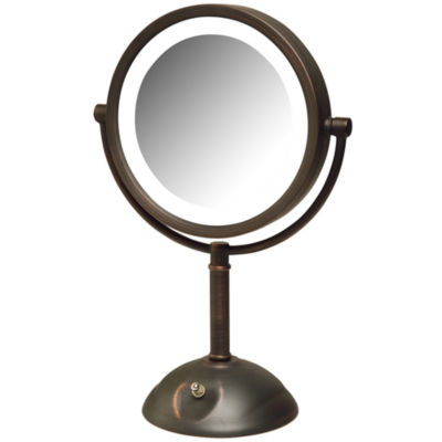 Jerdon Style LEDLighted Tabletop Mirror