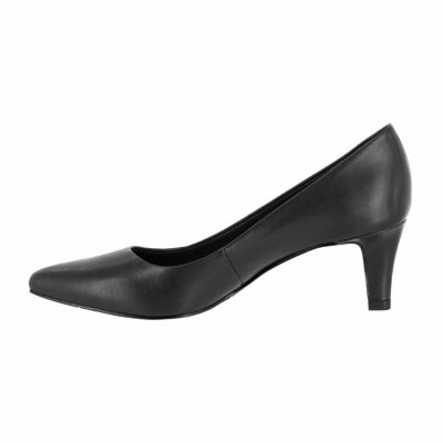 Easy Street Womens Pointe Pointed Toe Stiletto Heel Pumps