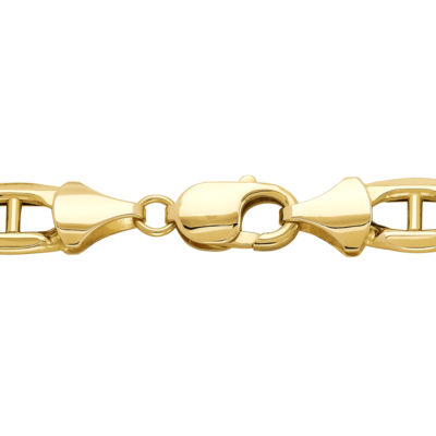 10K Gold 9 Inch Hollow Link Bracelet