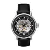 Relic By Fossil Mens Black Strap Watch Zr11861 JCPenney