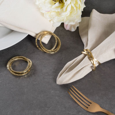 Design Imports Intertwined 6-pc. Napkin Rings