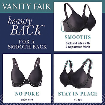 Vanity Fair Women's Beauty Back Lace Full Figure Underwire Bra 76382, Clear  Waters, 38C : : Clothing, Shoes & Accessories