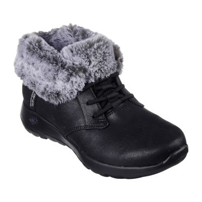 Skechers Hands Free Slip-Ins Womens On The Go Joy Flat Heel Winter Boots