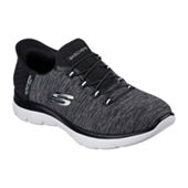 Skechers D'Lites Fresh Start Womens Sneakers-JCPenney, Color: Whitesilver