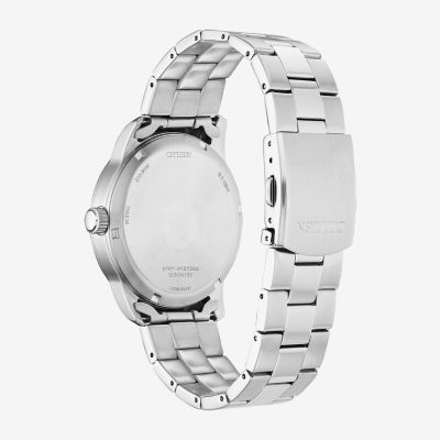 Citizen Classic Mens Silver Tone Stainless Steel Bracelet Watch Bm8551-54a