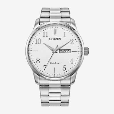 Citizen Classic Mens Silver Tone Stainless Steel Bracelet Watch Bm8551-54a