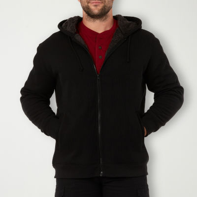 Men's Sherpa-Lined Knit Jacket