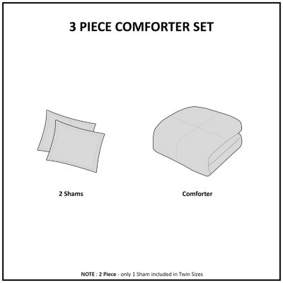 INK+IVY 3-pc. Midweight Comforter Set