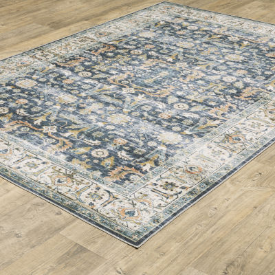 Covington Home Chelsea Distressed Oriental Washable Indoor Rectangular Area Rug