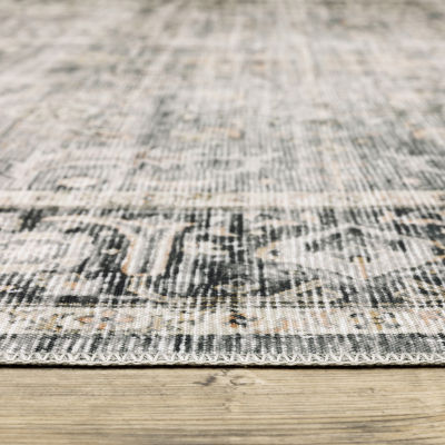 Covington Home Chelsea Distressed Oriental Washable Indoor Rectangular Area Rug