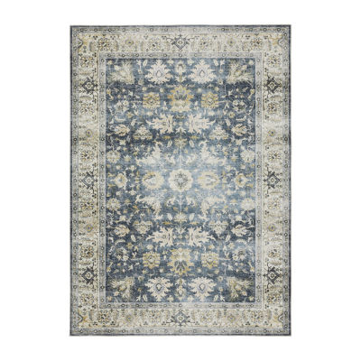 Covington Home Chelsea Vintage Traditional Washable Indoor Rectangular Area Rug