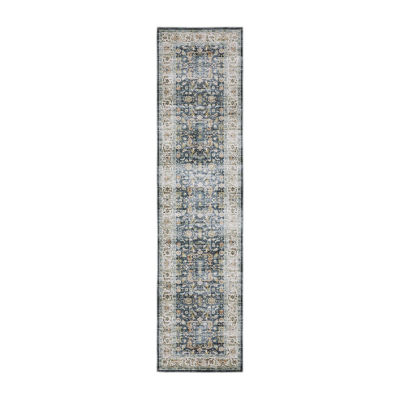 Covington Home Chelsea Distressed Oriental Washable 2'X8' Indoor Rectangular Runner