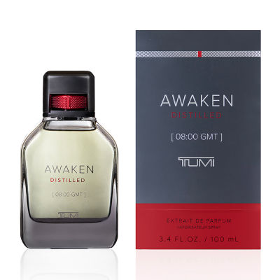TUMI Awaken Distilled [08:00 GMT] Eau De Parfum Vaporisateur Spray, 3.4 Oz