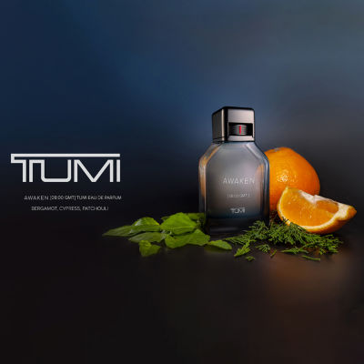 TUMI Awaken [08:00 GMT] Eau De Parfum 3-Pc Gift Set 3.4 Oz ($230 Value)