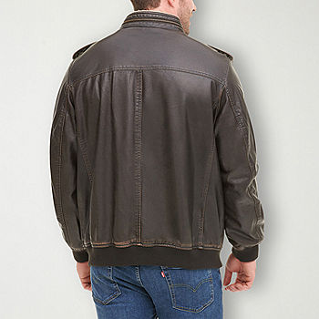 Levi's® Faux Leather Bomber Jacket, faux leather bomber jacket
