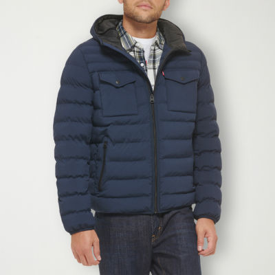 Levi's Stretch Mens Water Resistant Midweight Puffer Jacket