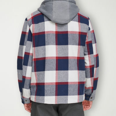 Levi's® Men's Hooded Plaid Shirt Jacket