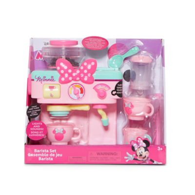 Disney Collection Minnie Mouse Barista Set Minnie Mouse Toy Playset