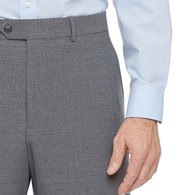 Stafford Signature Smart Wool Mens Stretch Fabric Classic Fit Flat Front Suit Pant