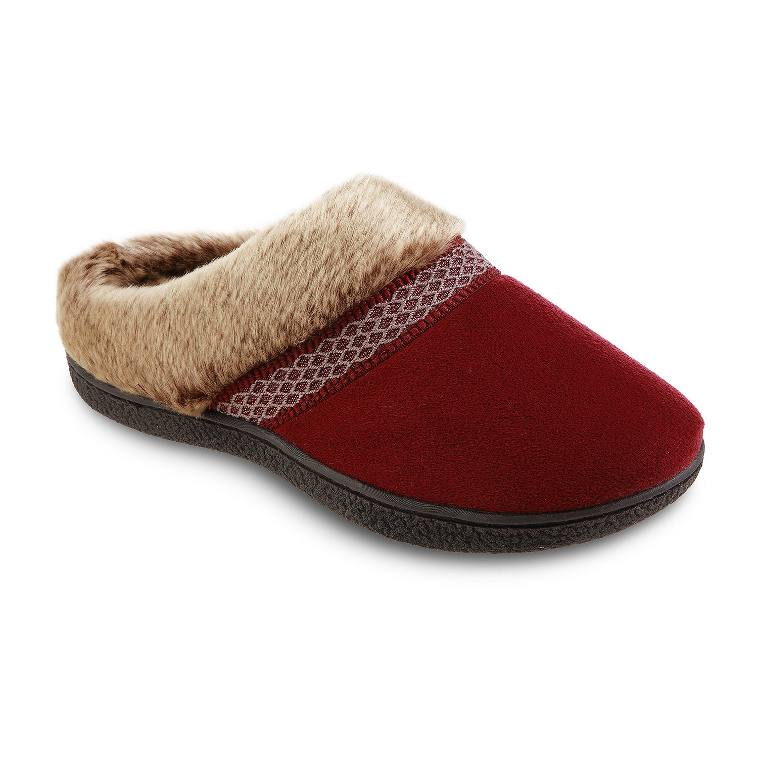 Isotoner Recycled Microsuede Mallory Womens Slip-On Slippers - JCPenney