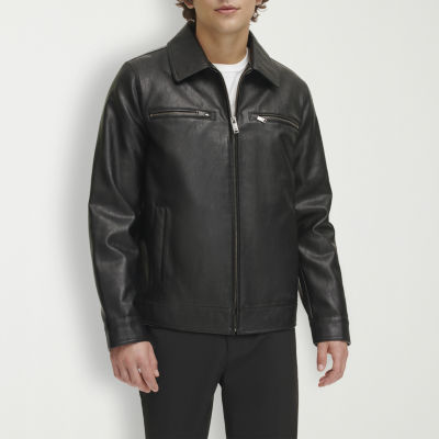 Dockers Mens Faux Leather Lined Midweight Jacket