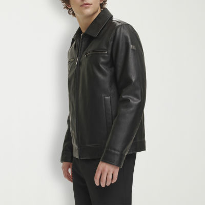 Dockers Mens Faux Leather Lined Midweight Jacket