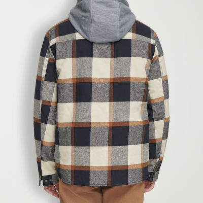 Levi's® Men's Hooded Plaid Shirt Jacket - JCPenney
