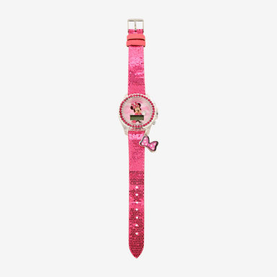 Disney Minnie Mouse Girls Digital Multicolor Strap Watch Mnh4096jc