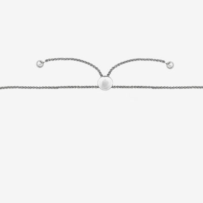 Limited Quantities! Womens 1/ CT. T.W. Natural White Diamond Sterling Silver Bolo Bracelet