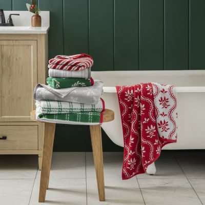 Martha Stewart 2-pc. Holiday Bath Towel