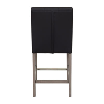 Leila Counter Height Upholstered Tufted Bar Stool